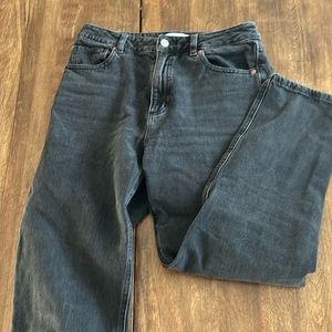 Simple black jeans
